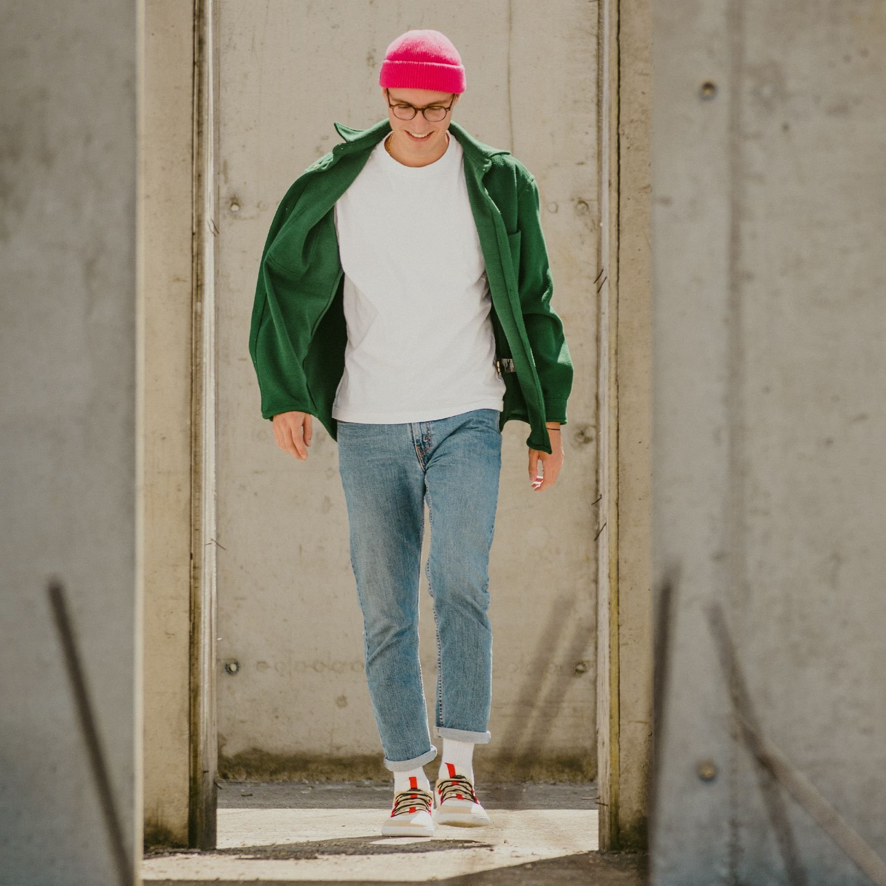 Barefoot Sneakers Barebarics Revive - Beige & White