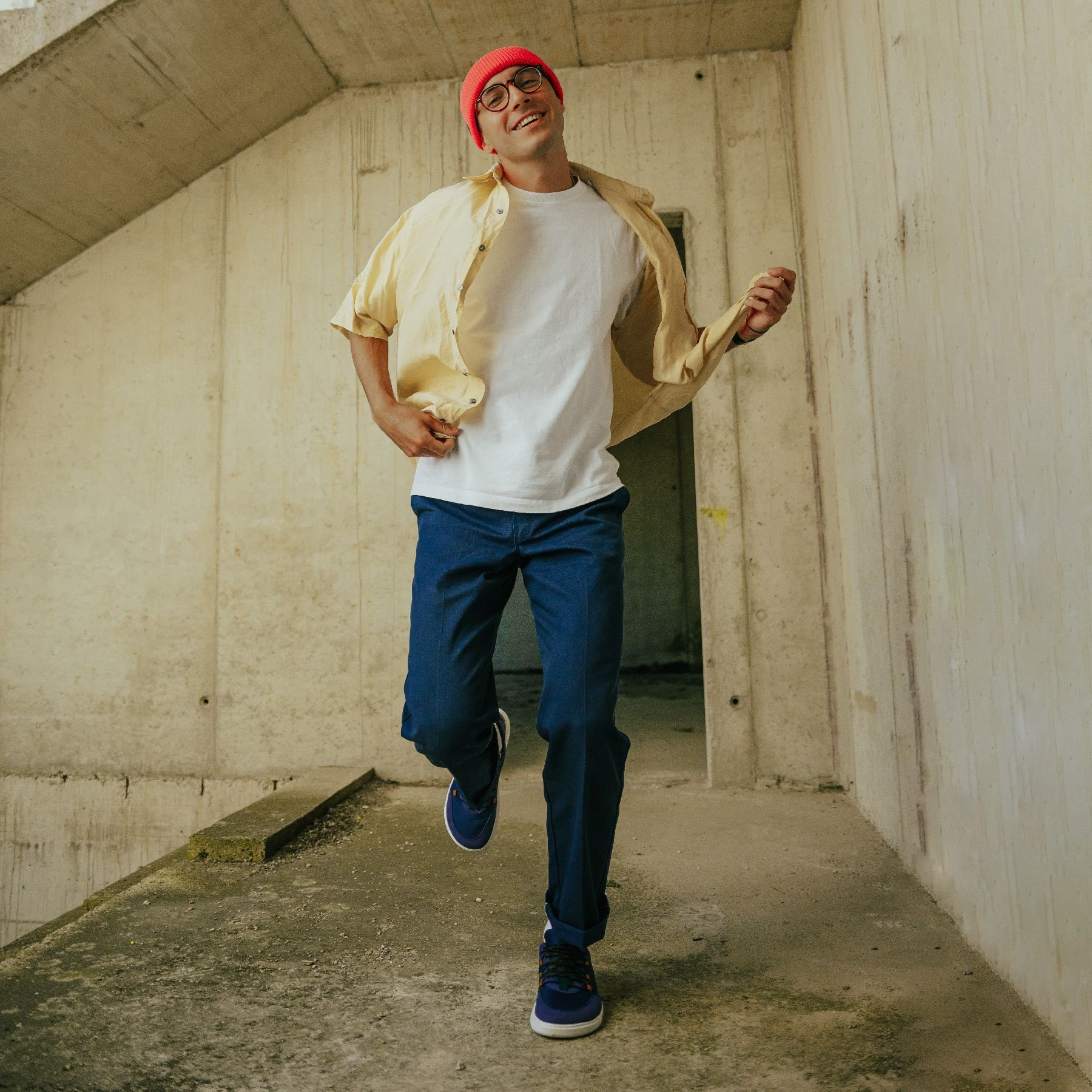 Barefoot Sneakers Barebarics Revive - Blue & White