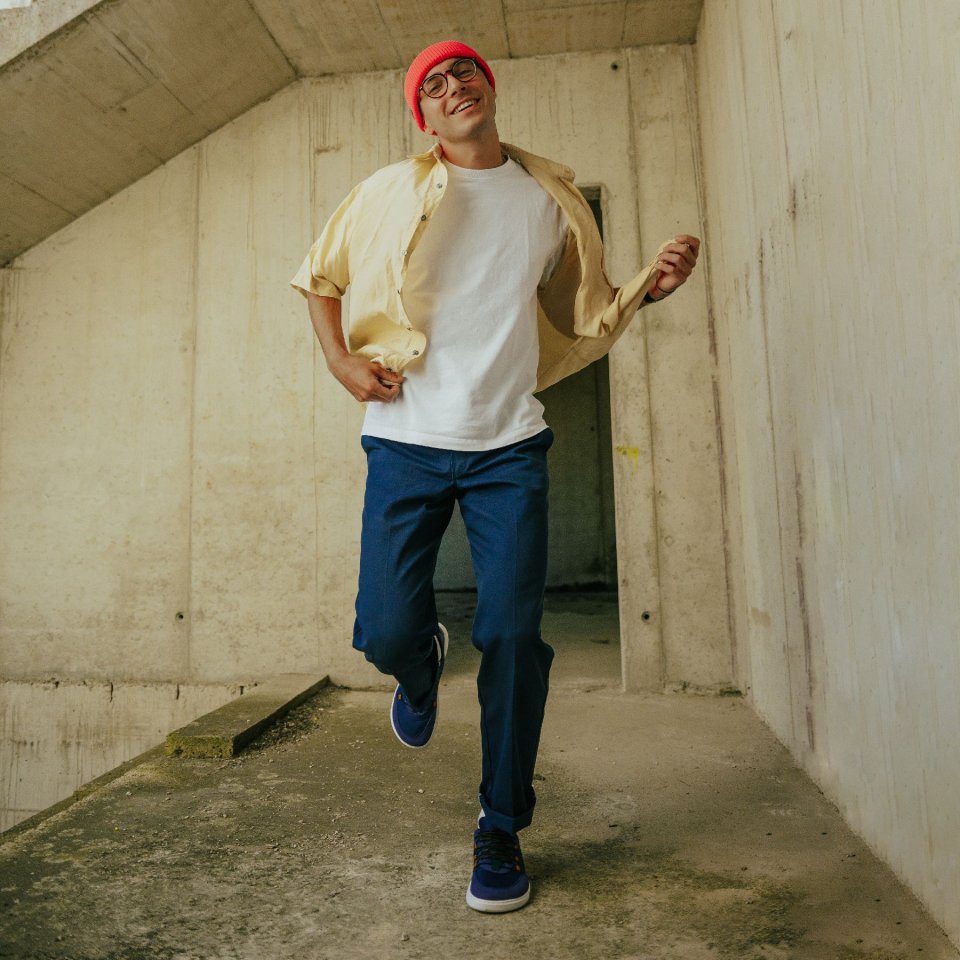 Barefoot Sneakers Barebarics Revive - Blue & White