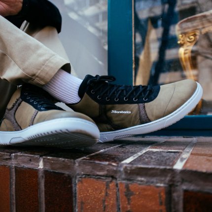 Barefoot Sneakers Barebarics - Hifly - Dark Green & Grey