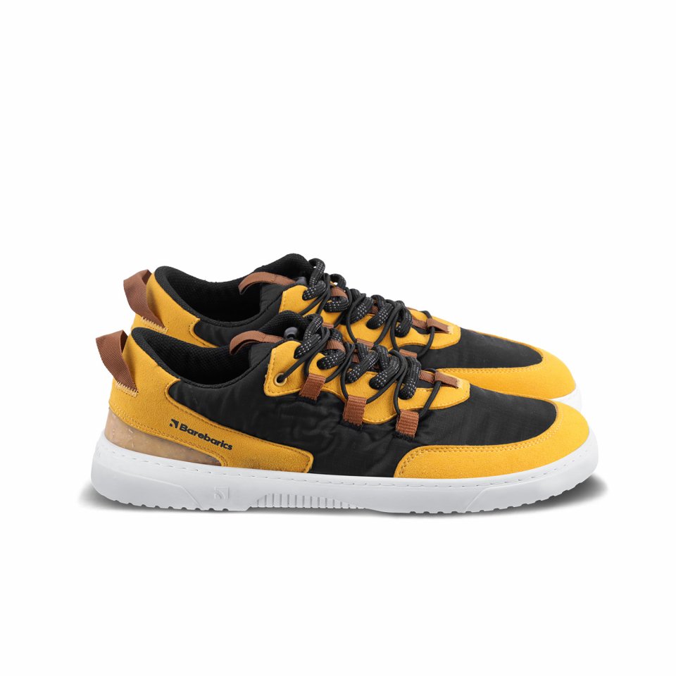 Barefoot Sneakers Barebarics Revive - Golden Yellow & Black
