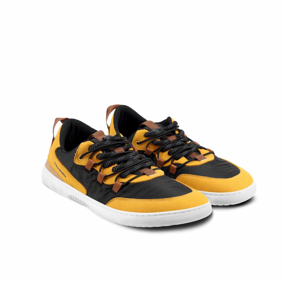 Barefoot Sneakers Barebarics Revive - Golden Yellow & Black