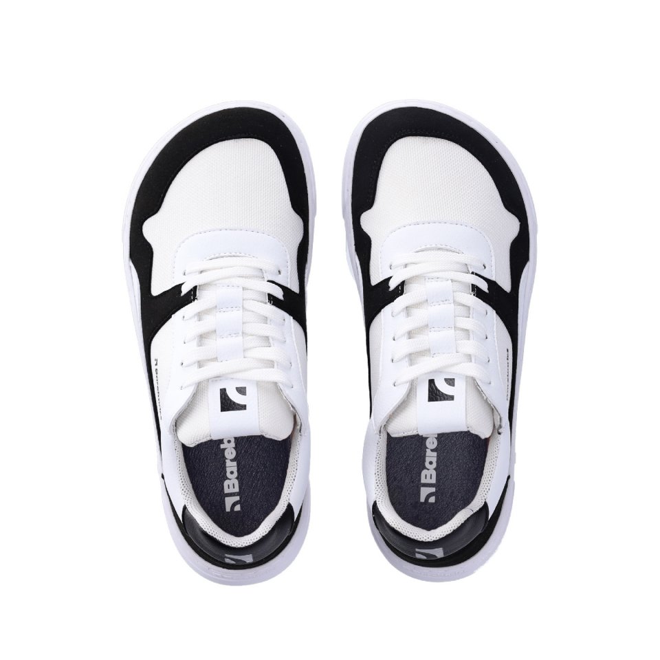 Barefoot Sneakers Barebarics - Zing - White & Black