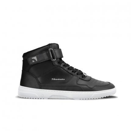 Barefoot Sneakers Barebarics Zing - High Top - Black & White