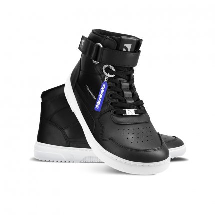 Barefoot Sneakers Barebarics Zing - High Top - Black & White