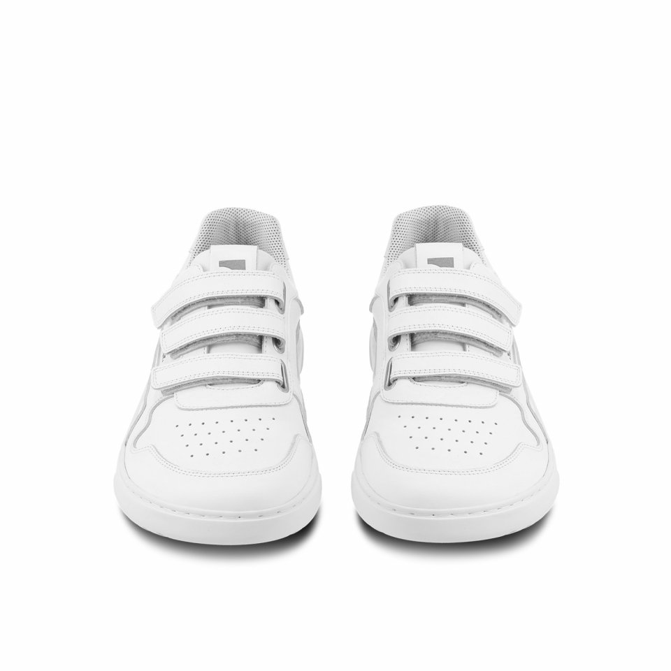 Barefoot Sneakers Barebarics Zing Velcro - All White