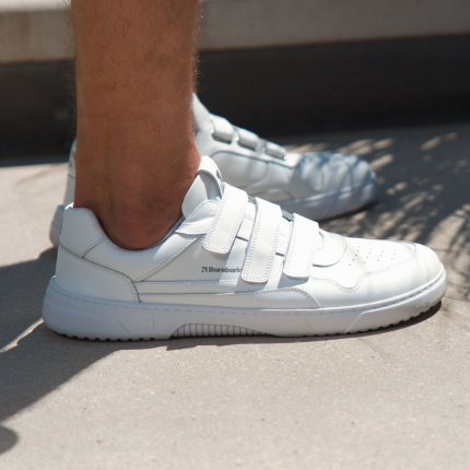 Barefoot Sneakers Barebarics Zing Velcro - All White