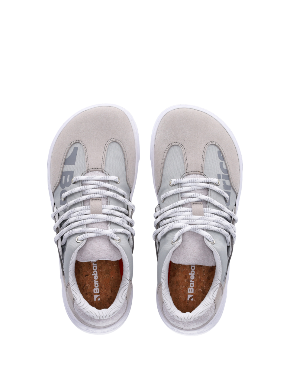 Barefoot Sneakers Barebarics - Vibe - Grey & White