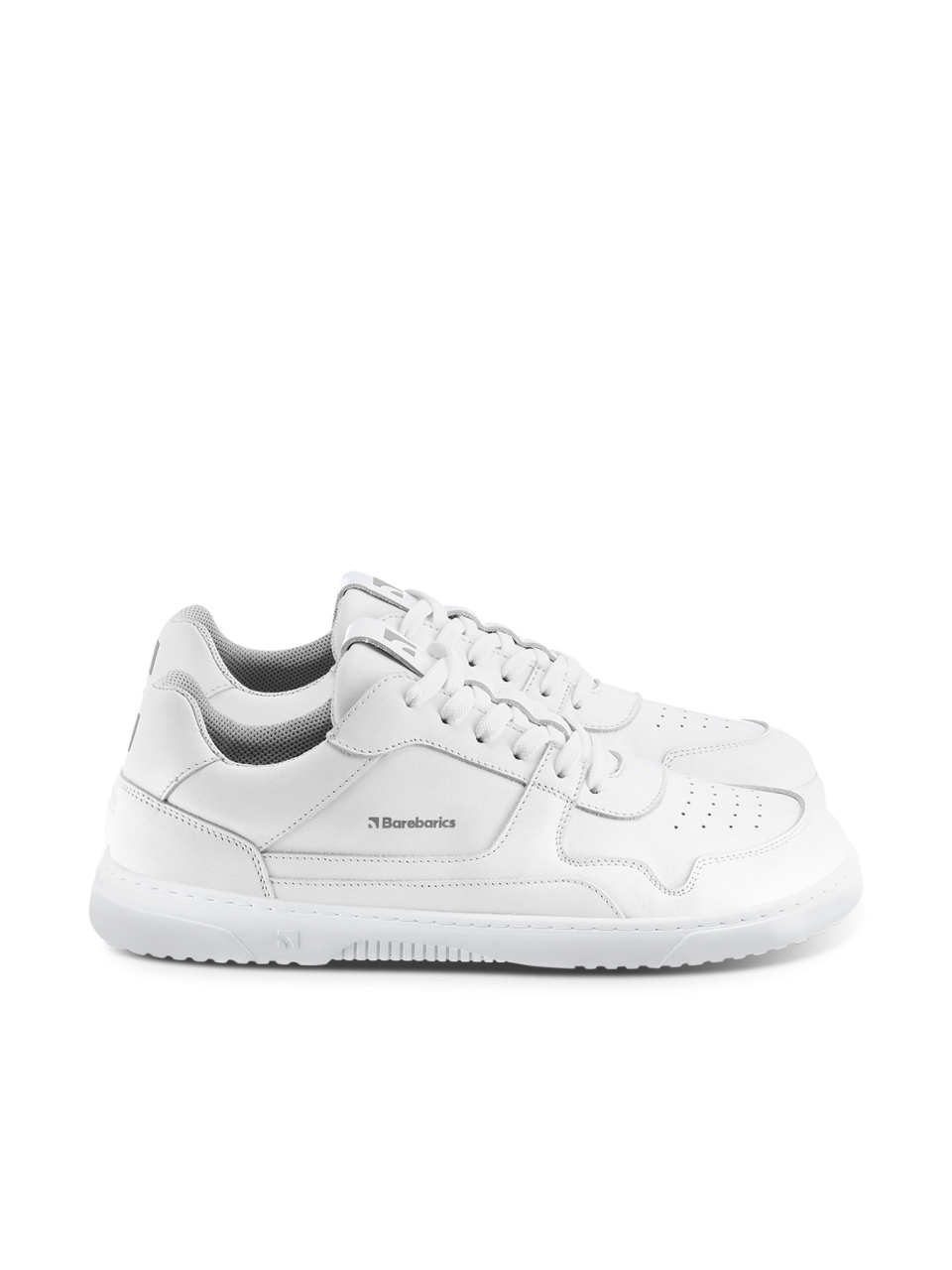Barefoot Sneakers Barebarics Zing - All White - Leather
