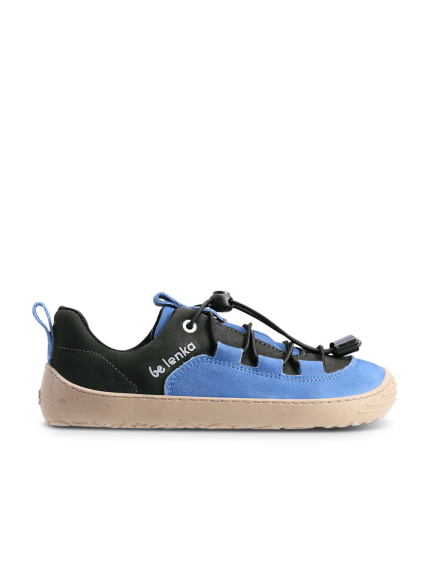 Be Lenka Kids barefoot sneakers - Xplorer - Blue & Olive Black