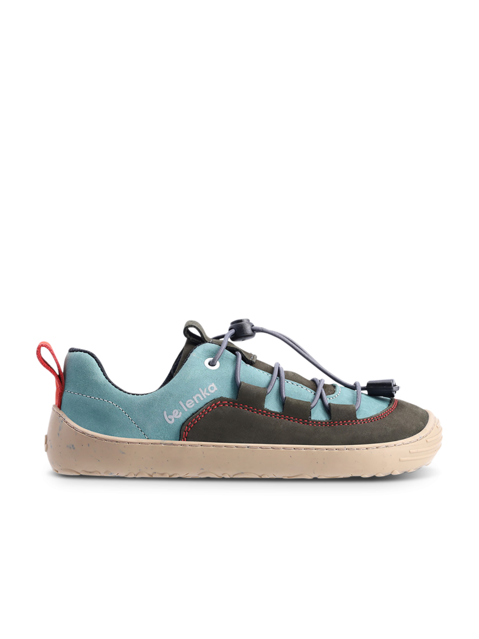Be Lenka Kids barefoot sneakers - Xplorer - Olive Black & Sage Green