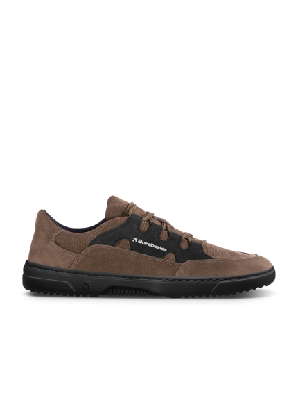 Barefoot Sneakers Barebarics Evo - Dark Brown & Black