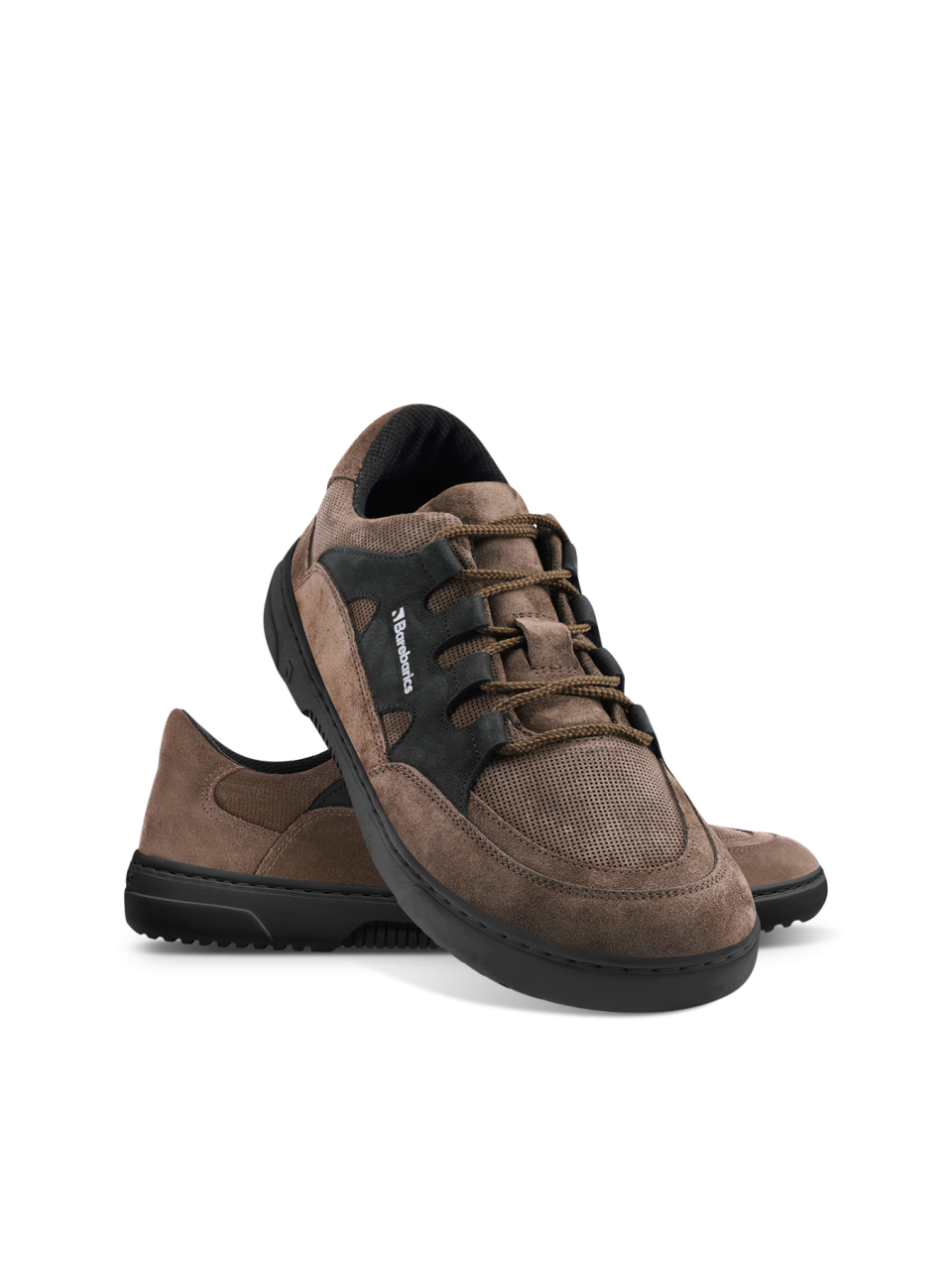 Barefoot Sneakers Barebarics Evo - Dark Brown & Black
