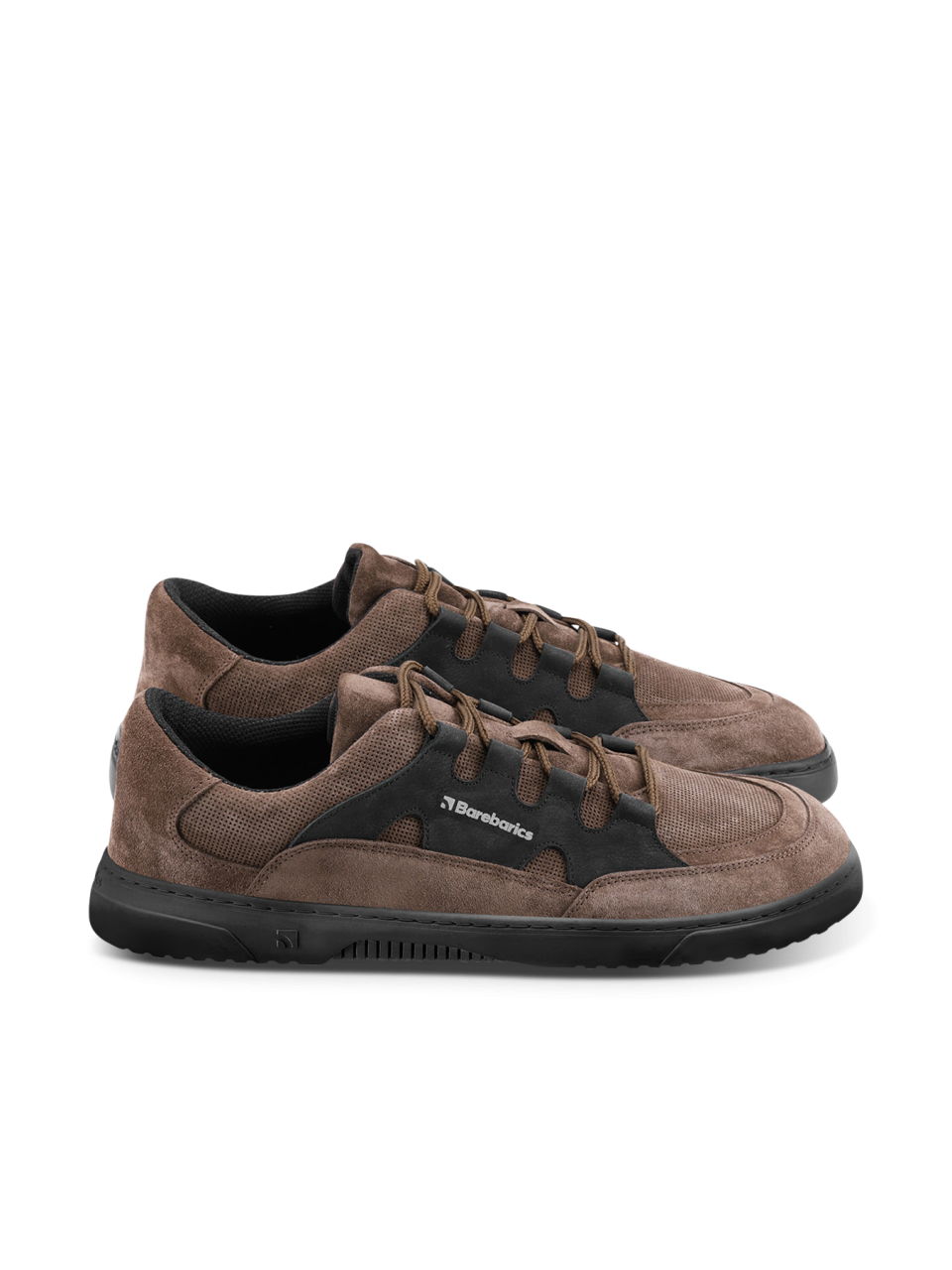 Barefoot Sneakers Barebarics Evo - Dark Brown & Black