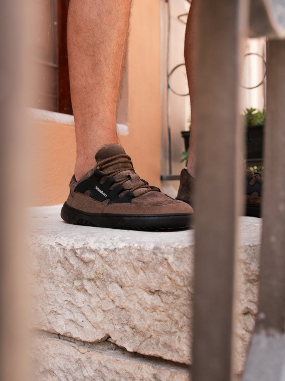 Barefoot Sneakers Barebarics Evo - Dark Brown & Black
