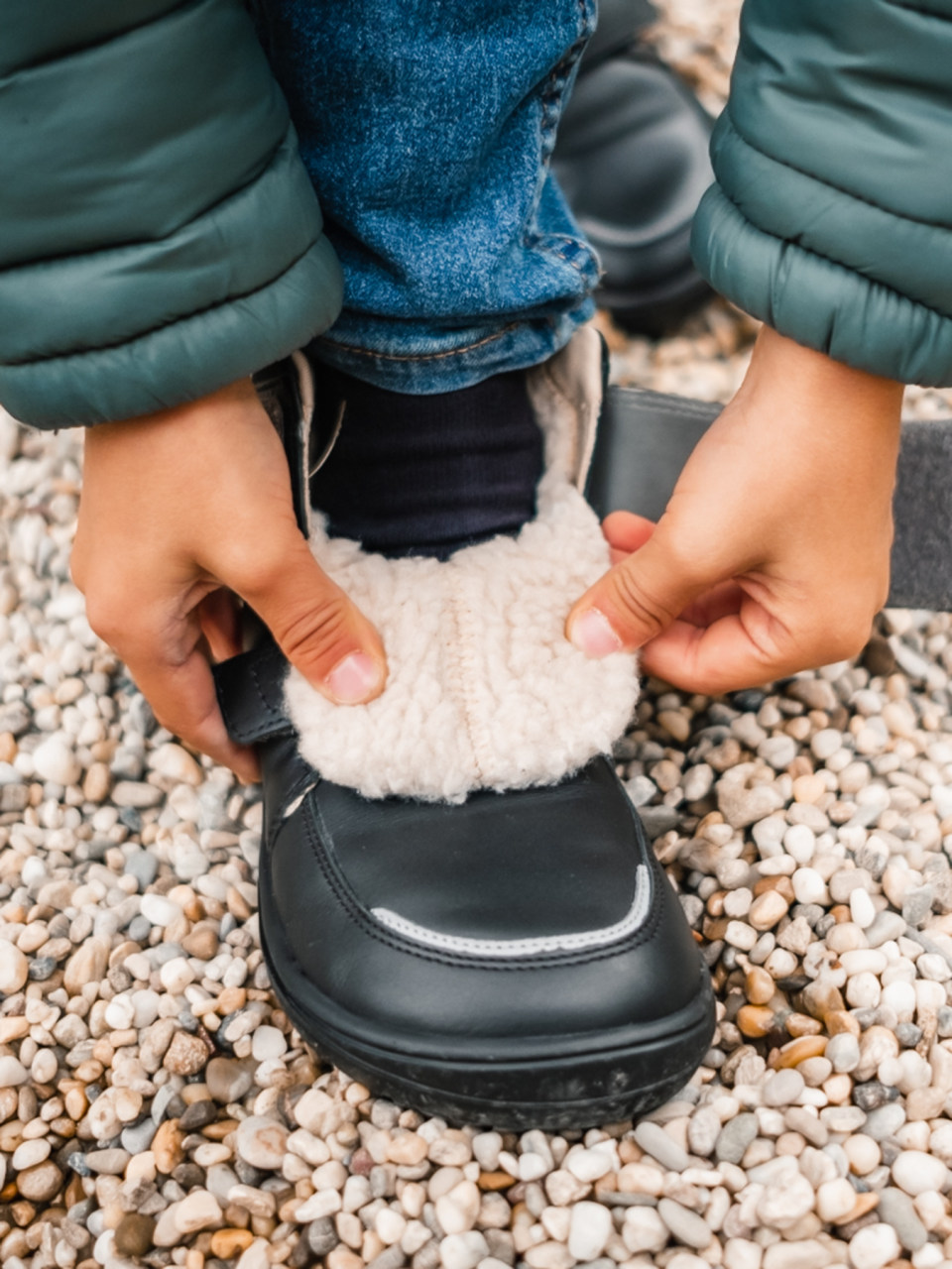 Winter barefoot shoes Be Lenka Panda 2.0 - All Black