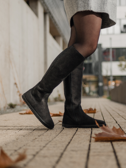 Barefoot long boots Be Lenka Charlotte - Matt Black