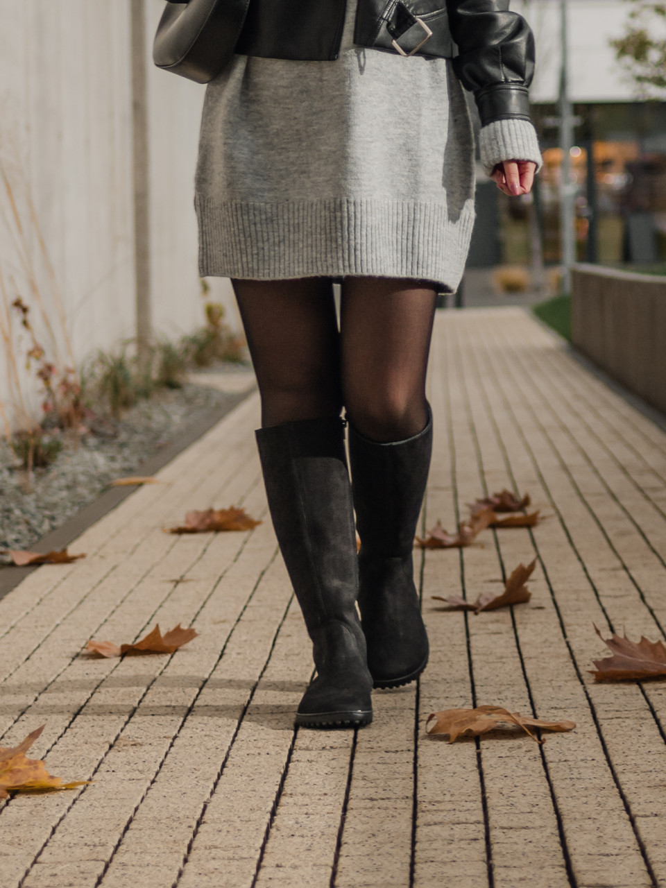 Barefoot long boots Be Lenka Charlotte - Matt Black