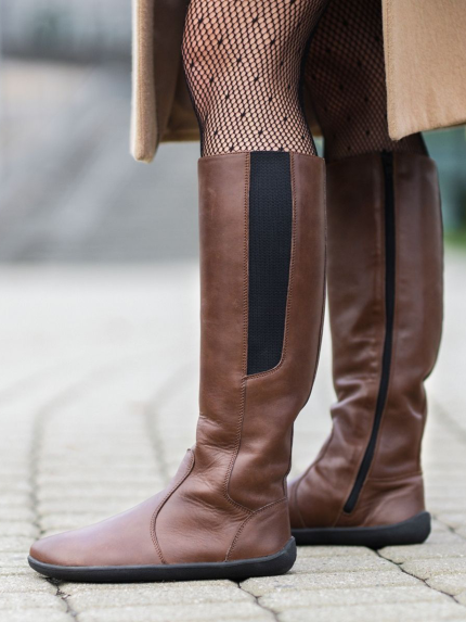Barefoot long boots Be Lenka Sierra - Dark Brown