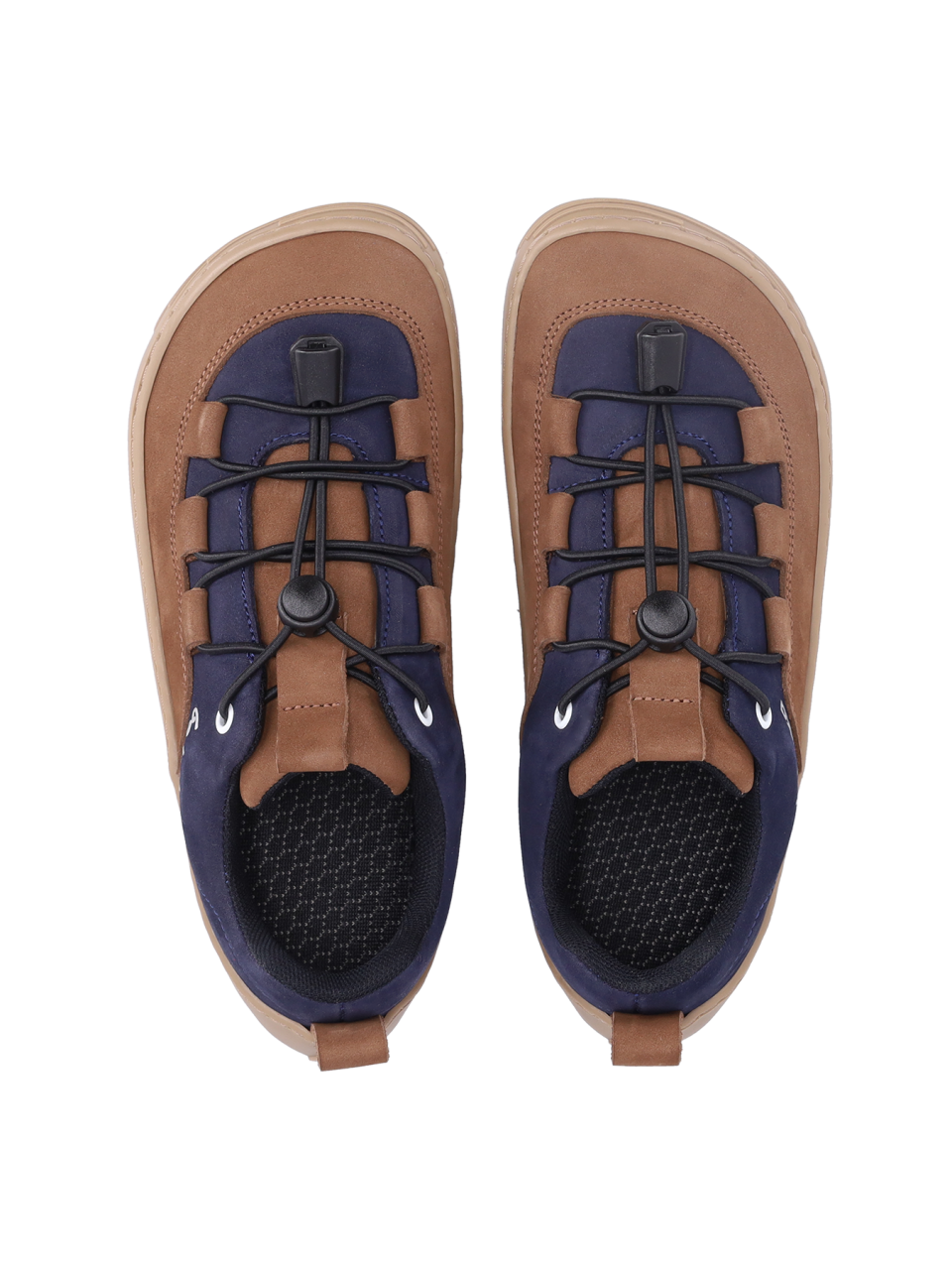 Kids barefoot sneakers Be Lenka Xplorer - Dark Brown & Navy