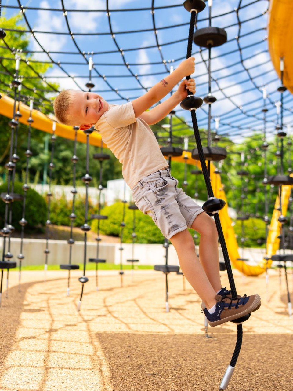 Kids barefoot sneakers Be Lenka Xplorer - Dark Brown & Navy