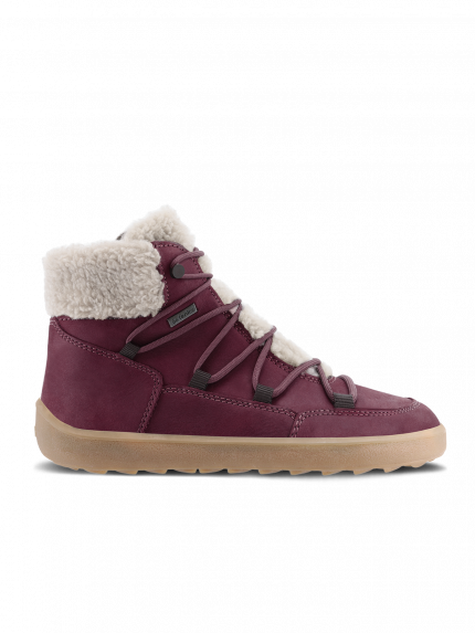 Winter Barefoot Boots Be Lenka Bliss - Burgundy Red