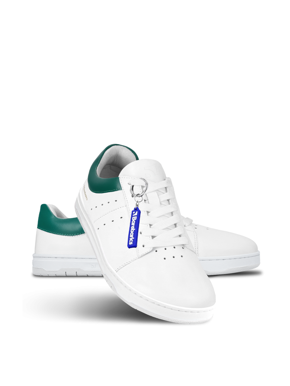 Barefoot Sneakers Barebarics Enigma - White & Dark Green