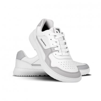 Barefoot Sneakers Barebarics Zing - White & Light Grey