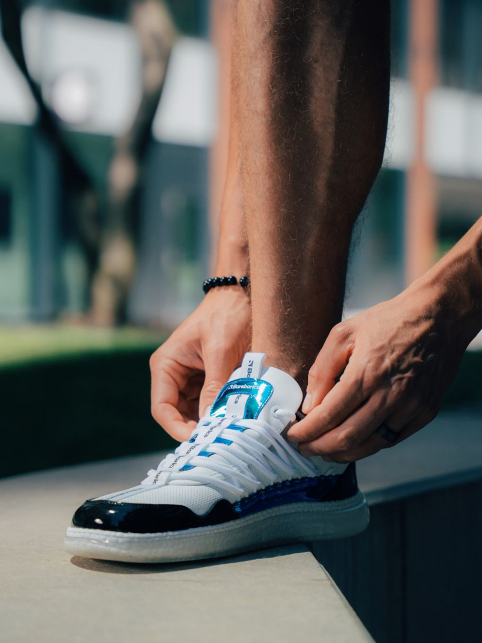 Barefoot Sneakers Barebarics Futura - Iridescent White