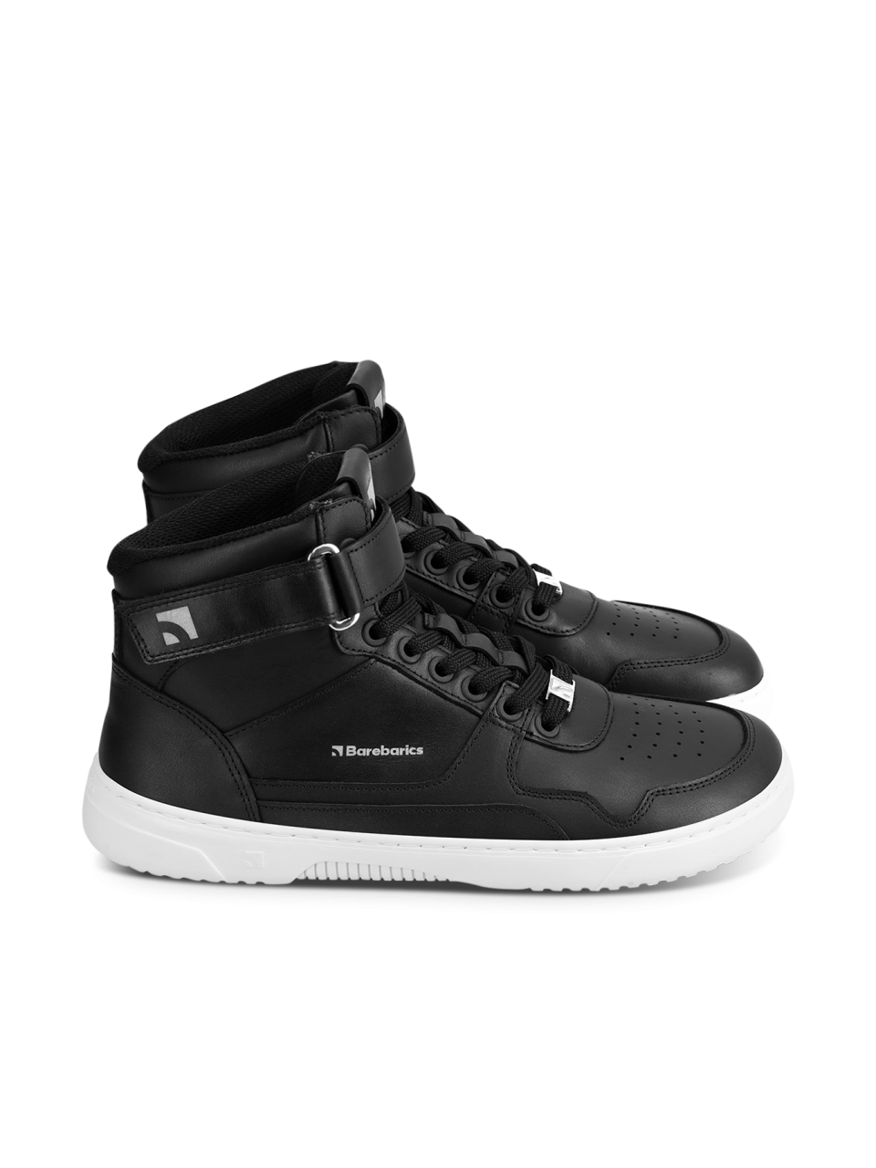 Barefoot Sneakers Barebarics Zing - High Top - Black & White