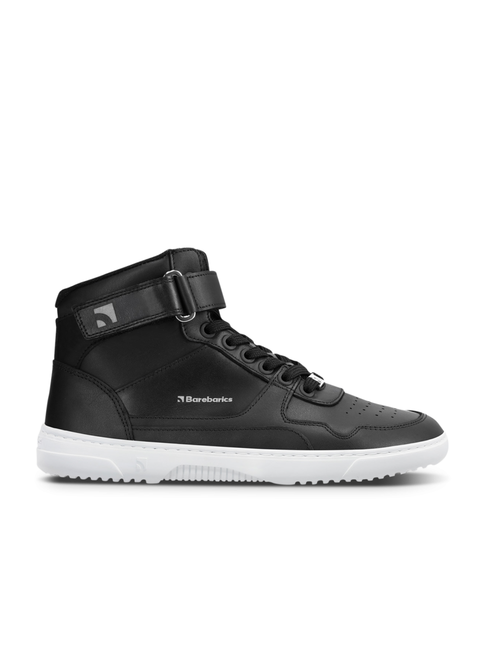 Barefoot Sneakers Barebarics Zing - High Top - Black & White