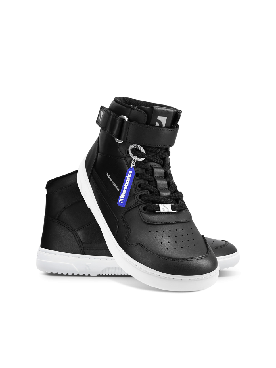 Barefoot Sneakers Barebarics Zing - High Top - Black & White