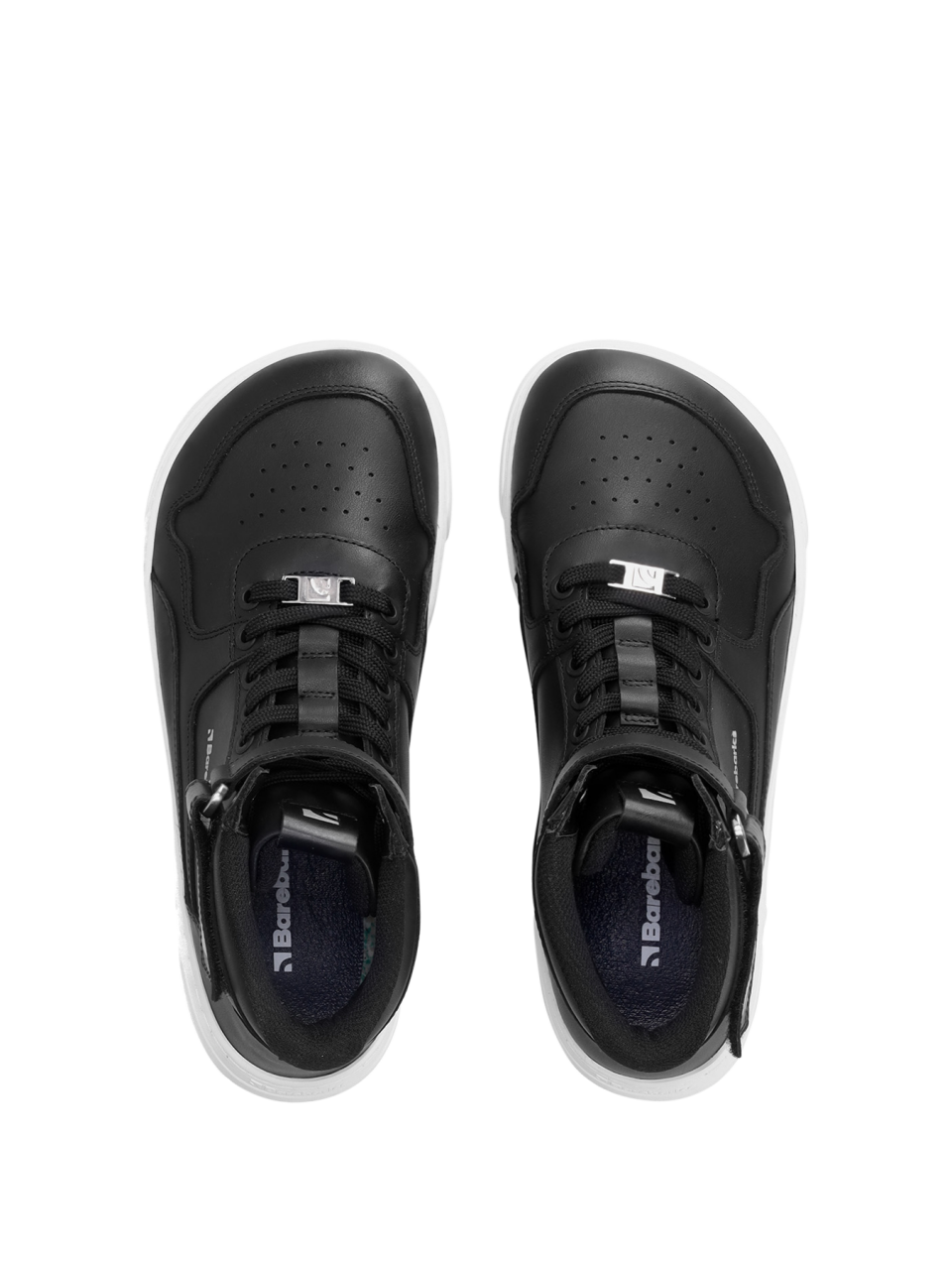 Barefoot Sneakers Barebarics Zing - High Top - Black & White