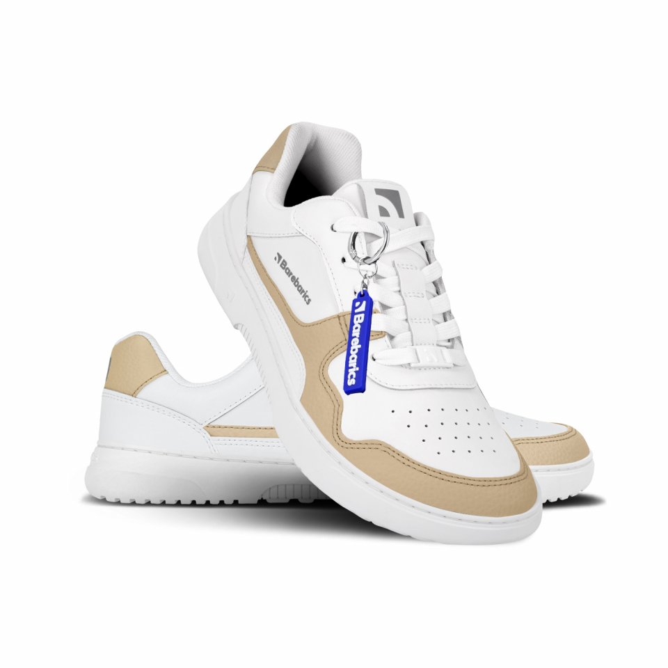 Barefoot Sneakers Barebarics Zing - White & Cream