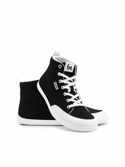 Barefoot Sneakers Be Lenka Rebound - High Top - Black & White