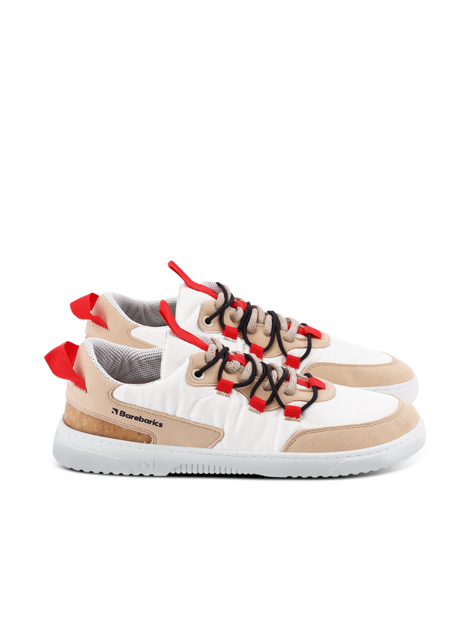 Barefoot Sneakers Barebarics Revive - Beige & White