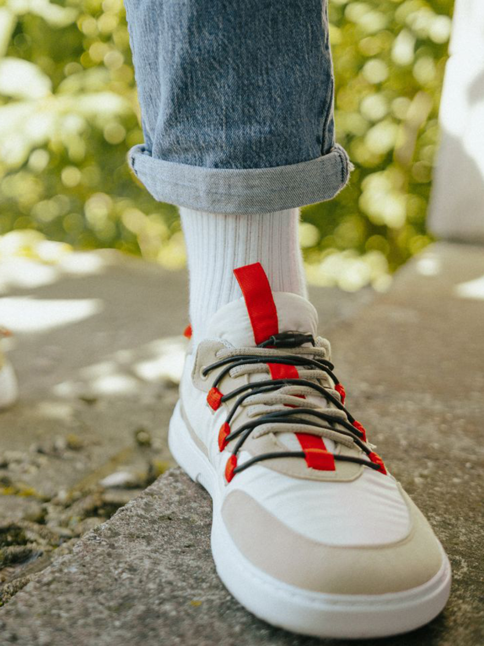 Barefoot Sneakers Barebarics Revive - Beige & White