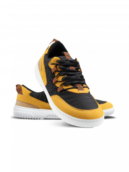 Barefoot Sneakers Barebarics Revive - Golden Yellow & Black
