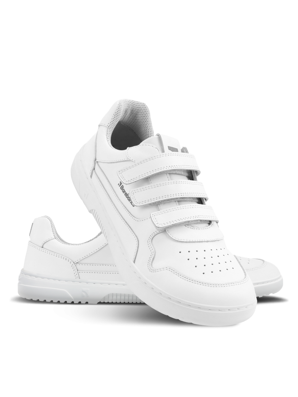 Barefoot Sneakers Barebarics Zing Velcro - All White
