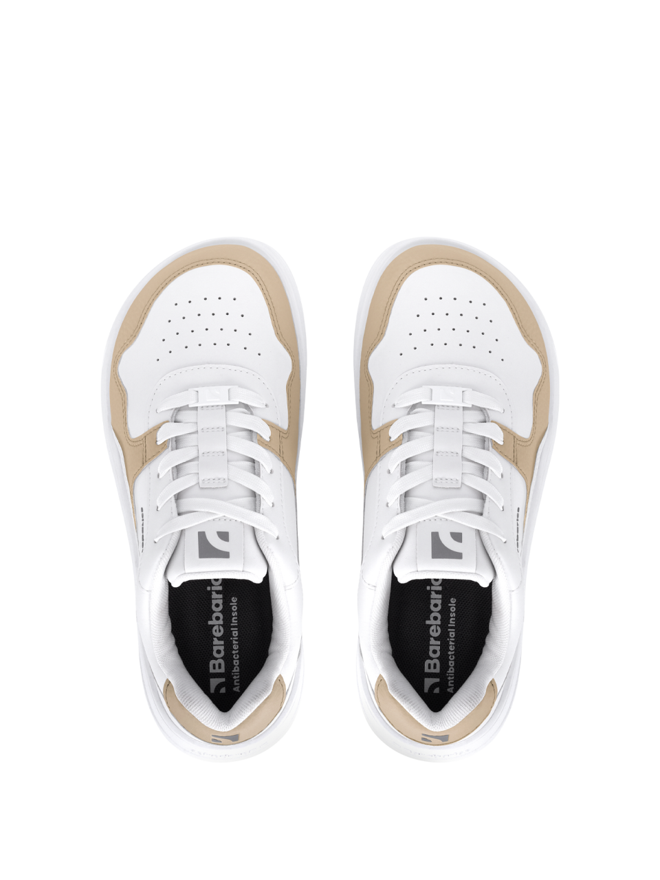 Barefoot Sneakers Barebarics Zing - White & Cream