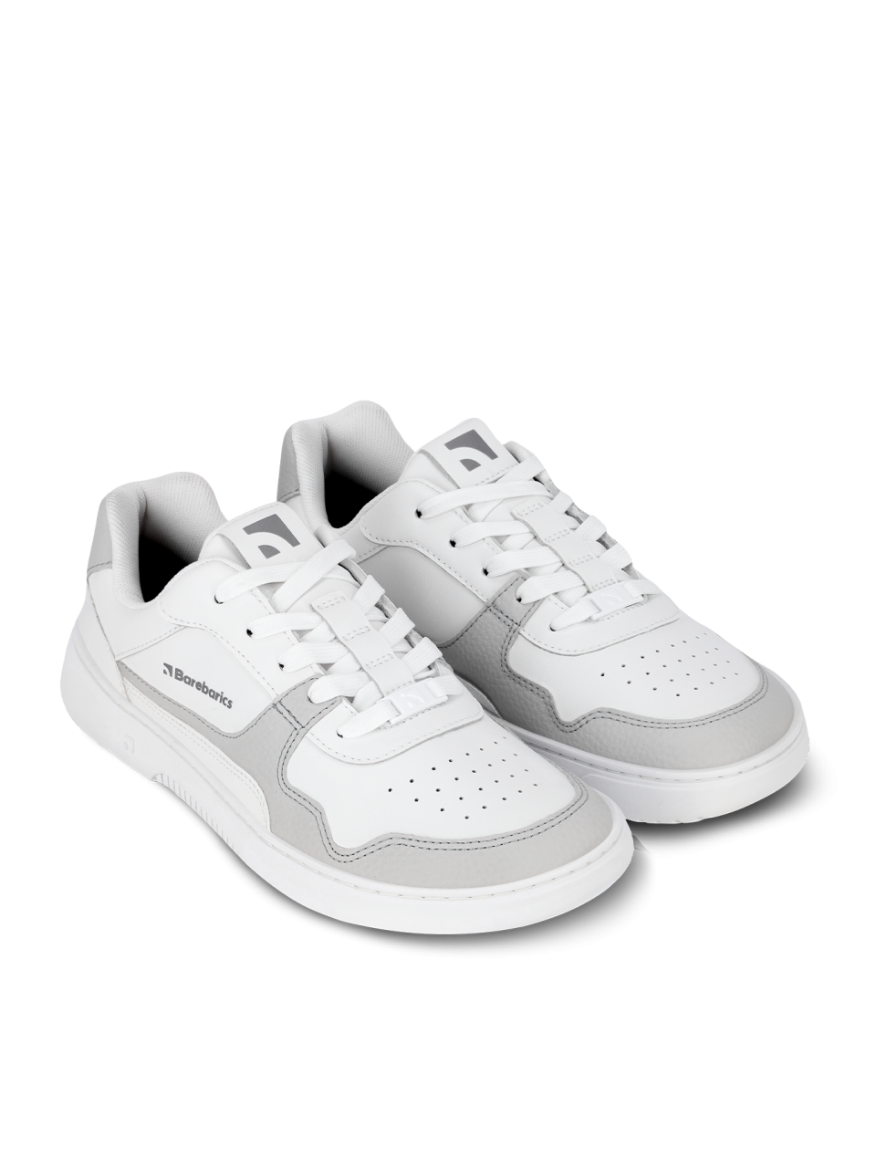 Barefoot Sneakers Barebarics Zing - White & Light Grey