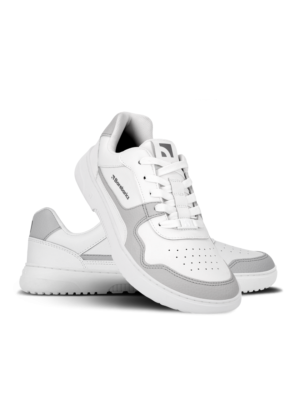 Barefoot Sneakers Barebarics Zing - White & Light Grey