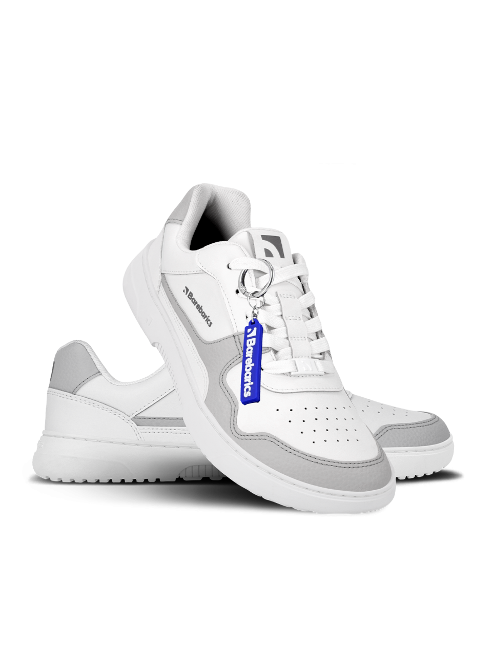 Barefoot Sneakers Barebarics Zing - White & Light Grey