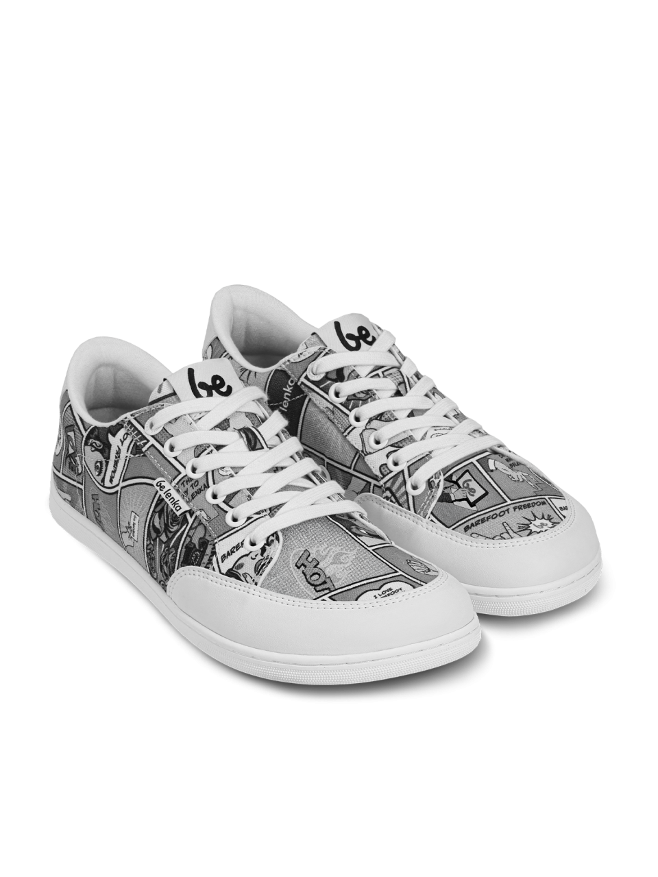 Barefoot Sneakers Be Lenka Rebound - Comics Black & White