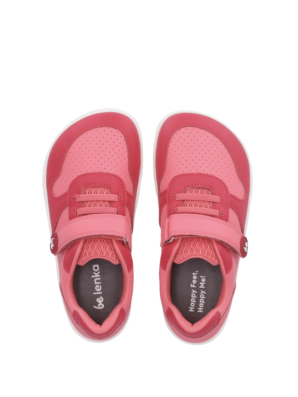 Kids barefoot sneakers Be Lenka Scoot Kids - Light & Dark Pink