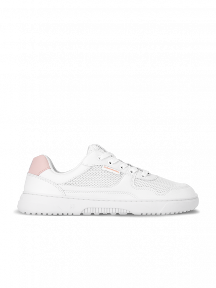 Barefoot Sneakers Barebarics Zing - Fresh - White & Coral Pink