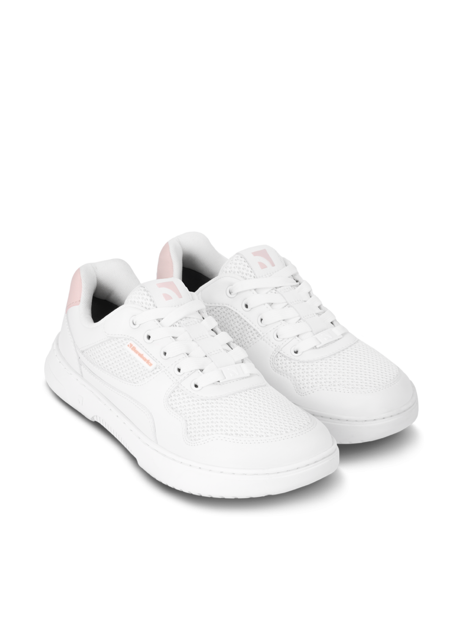 Barefoot Sneakers Barebarics Zing - Fresh - White & Coral Pink