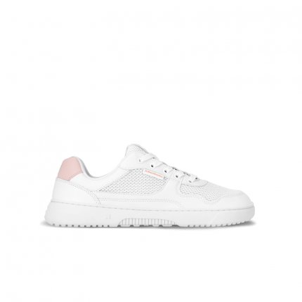 Barefoot Sneakers Barebarics Zing - Fresh - White & Coral Pink