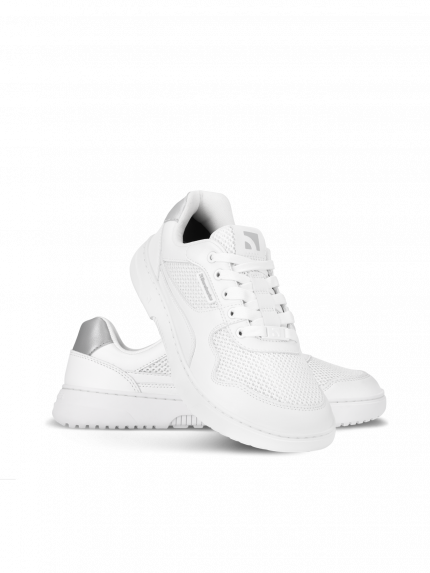 Barefoot Sneakers Barebarics Zing - Fresh - White & Silver