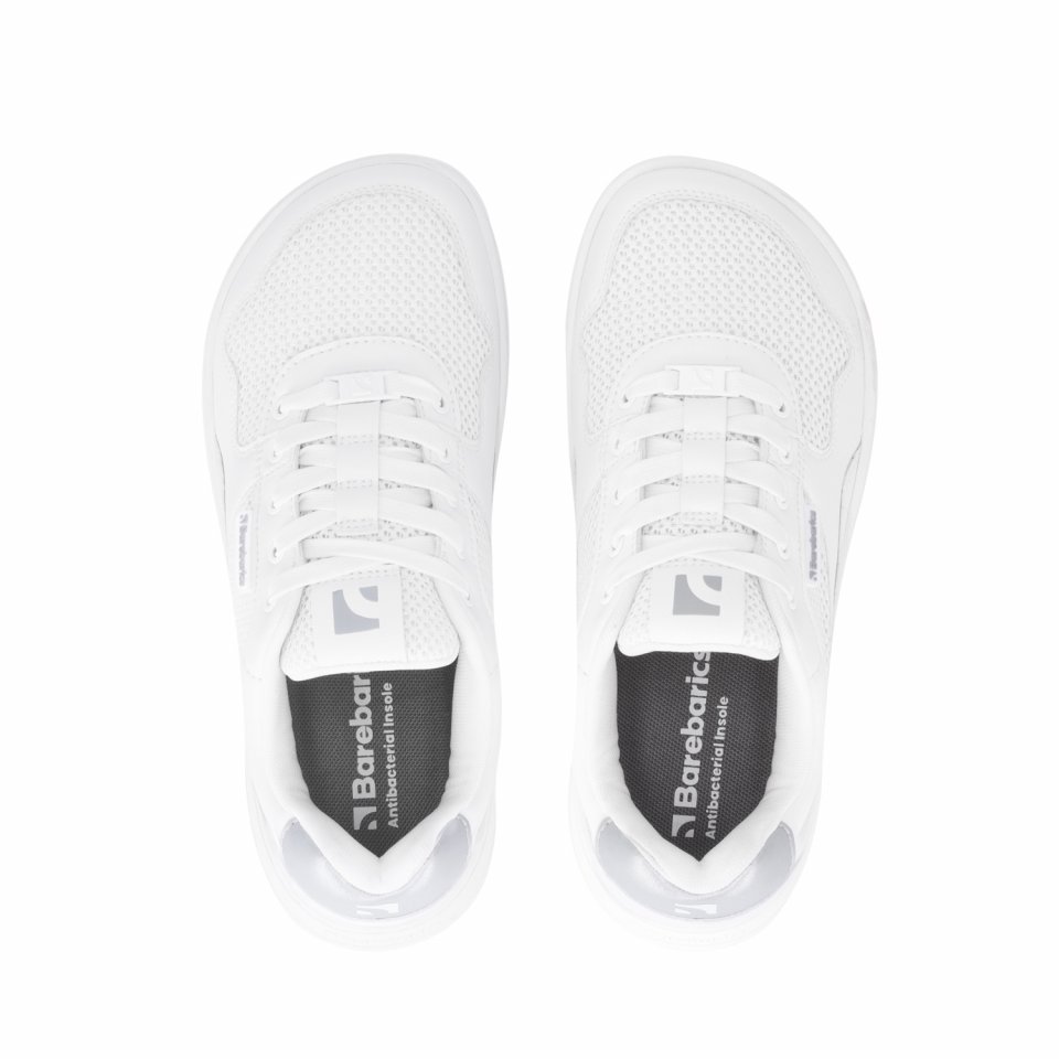 Barefoot Sneakers Barebarics Zing - Fresh - White & Silver